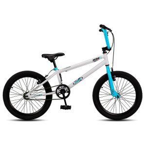 Bicicleta BMX Pro-x Serie 5 Branco/Azul Aro 20