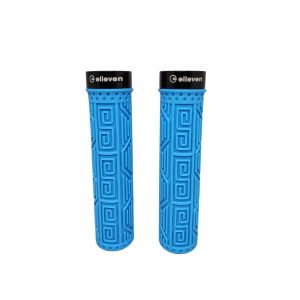 MANOPLA MTB SILICONE PREIUM 137MM COM TRAVA - AZUL