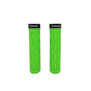 MANOPLA MTB SILICONE PREIUM 137MM COM TRAVA - VERDE