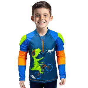 CAMISETA DE PROTECAO MASC DINOSSAURO TAM 6