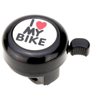 Campainha Trim-trim I love my bike - Preta