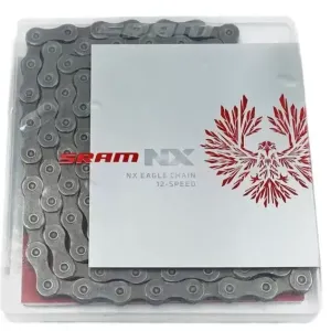 CORRENTE SRAM PC NX EAGLE 126 ELOS 12 VELOCIDADES CINZA