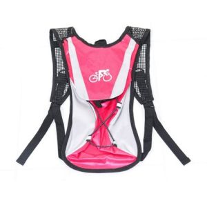 MOCHILA DE HIDRATACAO 2 LITROS C/REFIL CINZA/ROSA IMP H1008