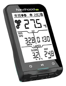 CICLOCOMPUTADOR/GPS NAVIHOOD L3 PRETO 1