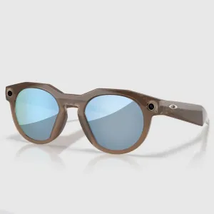 &Oacute;culos De Sol Inteligente Oakley Meta Hstn Matte Brown Smoke Prizm Deep Water Polar 1