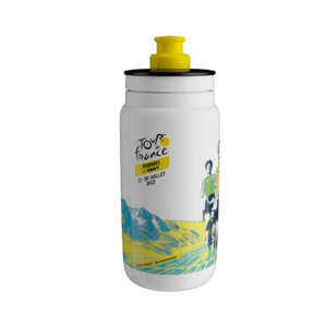 GARRAFA PLASTICO FLY 550ML TOUR DE FRANCE FEMMES 2023 BCO/AM