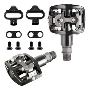 Pedal Clip Wellgo Wpd-823 Com Tacos 9/16 Preto