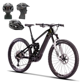 BICICLETA CARBON ELETRICA SENSE EXALT E-TRAIL EVO 2024 VERDE/PRETO